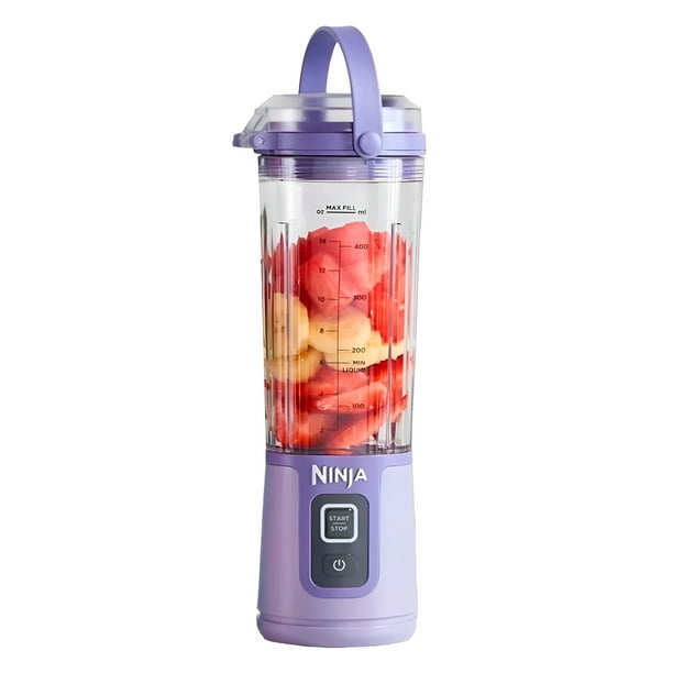 Licuadora Ninja Portátil 532ml Lavanda Recargable Reacondicionada