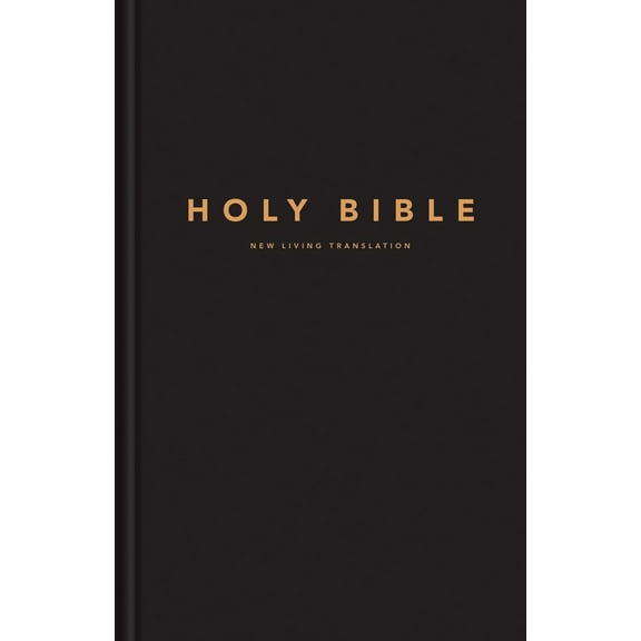 NLT Large Print Pew Bible-Black Hardcover