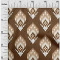 thumbnail image 2 of oneOone Georgette Viscose Brown Fabric Asian Ikat Sewing Craft Projects Fabric Prints By Yard 42 Inch Wide, 2 of 4