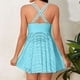 thumbnail image 2 of Bikini de Cintura Alta Padre-Hijo Conjunto de Traje de Baño de Señoras Sexy sin Espalda, Traje de Baño de Cintura Alta para Piscina Y Playa, 2 of 4