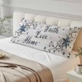 thumbnail image 4 of Farmhouse Body Pillow Covers 20"x54", Blue Country Texas Star Vintage Berries Wooden Soft Brushed Microfiber Breathable Throw Pillow Covers, Pillowcase with Zipper for Couch Sofa Bedroom Living Room, 4 of 9