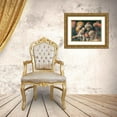 thumbnail image 3 of Andrea Mantegna 24x19 Gold Ornate Framed and Double Matted Museum Art Print Titled - Adoration of the Magi, 3 of 4