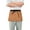 Brown, variant on Grayish Lavender Server Apron with 3 Pockets Waterproof Waitress Waist Short Apron for Man Woman 12 Inches