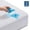White, variant on Waterproof Mattress Protector Queen Size, 3D Air Fiber Cooling Mattress Cover Breathable Ultra Soft, Mattress Pad Noiseless Fits up to 21'' Deep Pocket, Machine Washable & Hypoallergenic