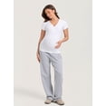 thumbnail image 5 of Maternity Shirts Short Sleeve Nursing & Pregancy Tops Summer Casual T-shirts Cotton Ribbed, 5 of 5