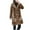 Khaki, variant on Lovskoo Womens Winter Coats Faux Fur Jacket Thick Warm Long Sleeve Open Front Outerwear Solid Blouse Coat Tops Button Overcoat Gray