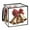 3D Christmas Bells, variant on Home Organizer Foldable Fabric Storage Bin With Handle Santa Claus Rides A Reindeer