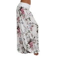 thumbnail image 2 of LilyLLL Plus Size S-5XL Womens Boho Floral Baggy Wide Leg Hippie Casual Harem Pants, 2 of 3