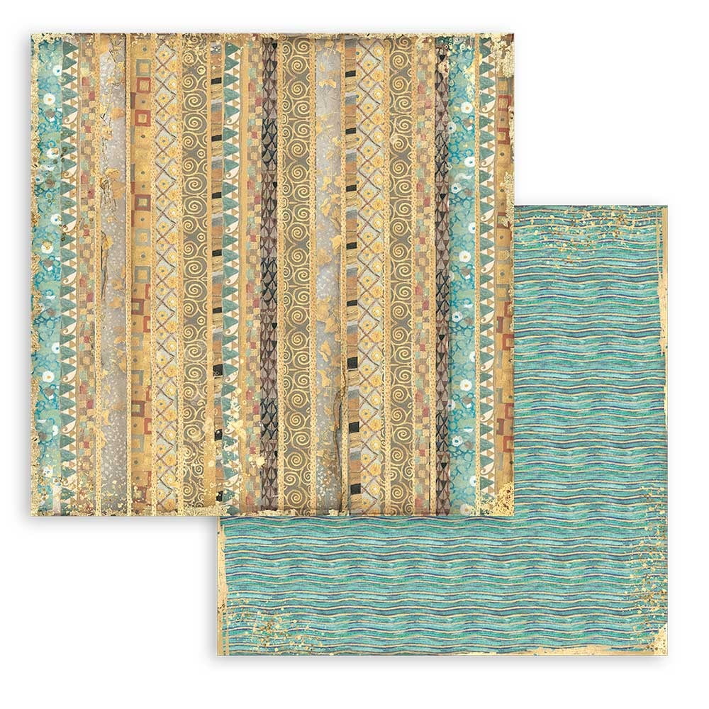 Stamperia Backgrounds Double-Sided Paper Pad 12"X12" 10/Pkg-Klimt
