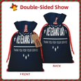 thumbnail image 2 of Kdxio Happy Veterans Day Christmas Gift Bags, Birthday gift bags Xmas Presents Bags Holiday Gift Bags for Christmas Gifts, Weddings and Birthday-Medium, 2 of 9