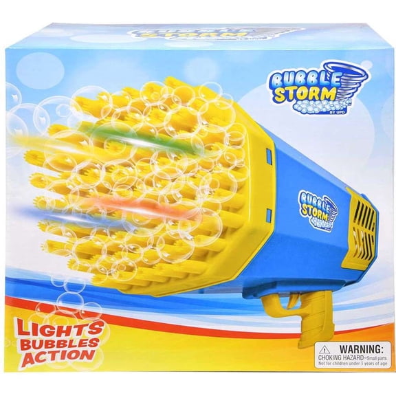 Bubble Storm Lights Bubbles Action Bubble Blower
