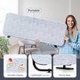 thumbnail image 6 of DECOLAB Freestanding Desk Divider, Table Partition Screen for Office, Home, Classroom, 48"x18", Birch, 6 of 8