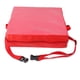 thumbnail image 3 of Silla de comedor infantil de cuero sintético para niños, cojín elevador, asientos para bebés (rojo), 3 of 4