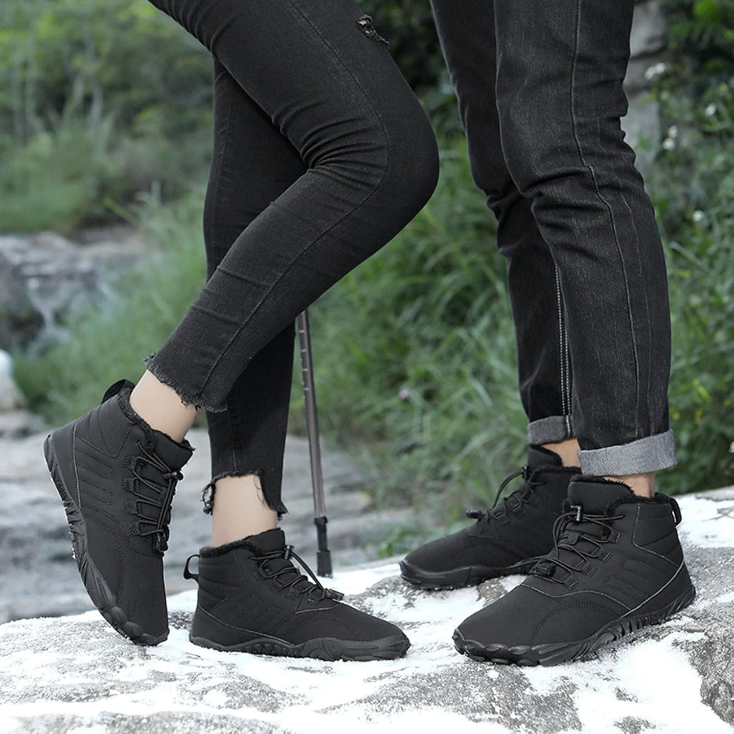 Women Barefoot Shoes Mens Minimalist Zero Drop Boots Wide Toe Box Toes Sneakers Workout Footwear Trail Running Hiking Shoes