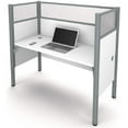 thumbnail image 5 of Bestar Pro-Biz Melamine/Metal Workstation in White, 5 of 5
