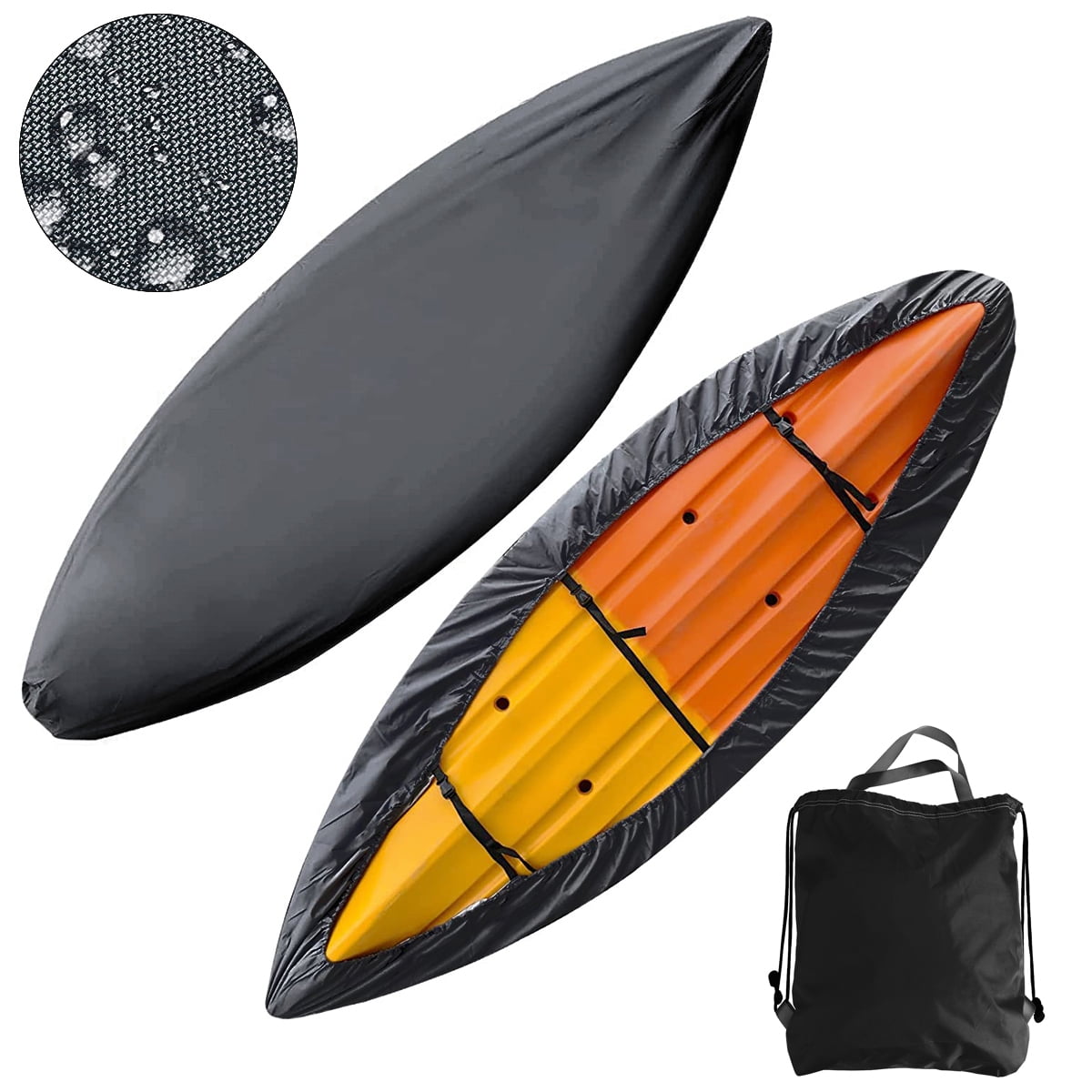 OUSGAR 420D Kayak Cover,10.1ft10.4ft Waterproof Kayak Canoe Covers