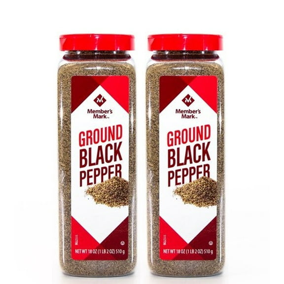 Ground Black Pepper (18 oz.) 2 Pack