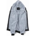 thumbnail image 4 of Chaqueta gruesa de forro polar con botones de cuerno y capucha para hombre y mujer, cálida para invierno, 4 of 5
