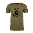 thumbnail image 2 of Love Is In The Air Gas Mask Shirts, Valentine Nice Shirts, Graphic Men's Shirts - Olive Drab MH200Valentine S25 XL, 2 of 3
