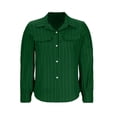 thumbnail image 4 of Womens Button Down Shirts Cotton Striped Dress Shirt Long Sleeve Collared Office Work Pinstripes Blouses Tops, 4 of 6