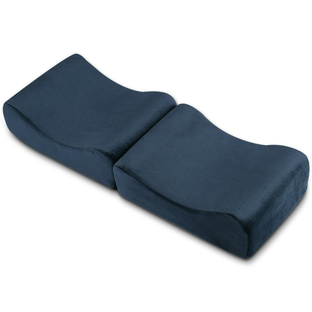 LANGRIA Pil Memory Foam Knee Pillow Multiuse Leg SpacerLeg Rest (PIL MEMORY FOAM)