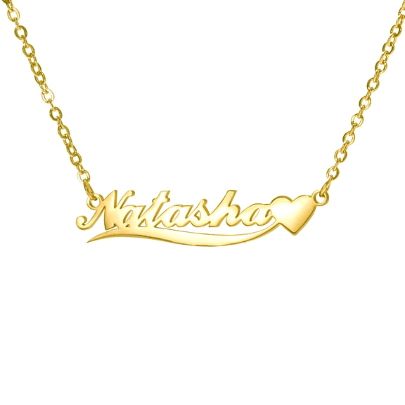 Vakki Name Customized Necklaces Stainless Steel Personalized Name Necklace for Women Customized Gift