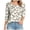 Beige_1, variant on Godom 3/4 Length Sleeve Womens Tops Casual Crew Neck Shirts Soft Basic Tees Business Work Blouses
