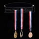 thumbnail image 2 of Soporte para medallas de acrílico con 12 ganchos, 30 cm (12 pulgadas), transparente, para colgar en la pared, fácil de instalar., 2 of 8