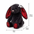 thumbnail image 5 of 2026 New Superhero Collab Stuffed Rabbit Doll - 12" Black Bunny Plush Toy - Spider-Verse Gift for Kids, Boys and Girls, 5 of 5