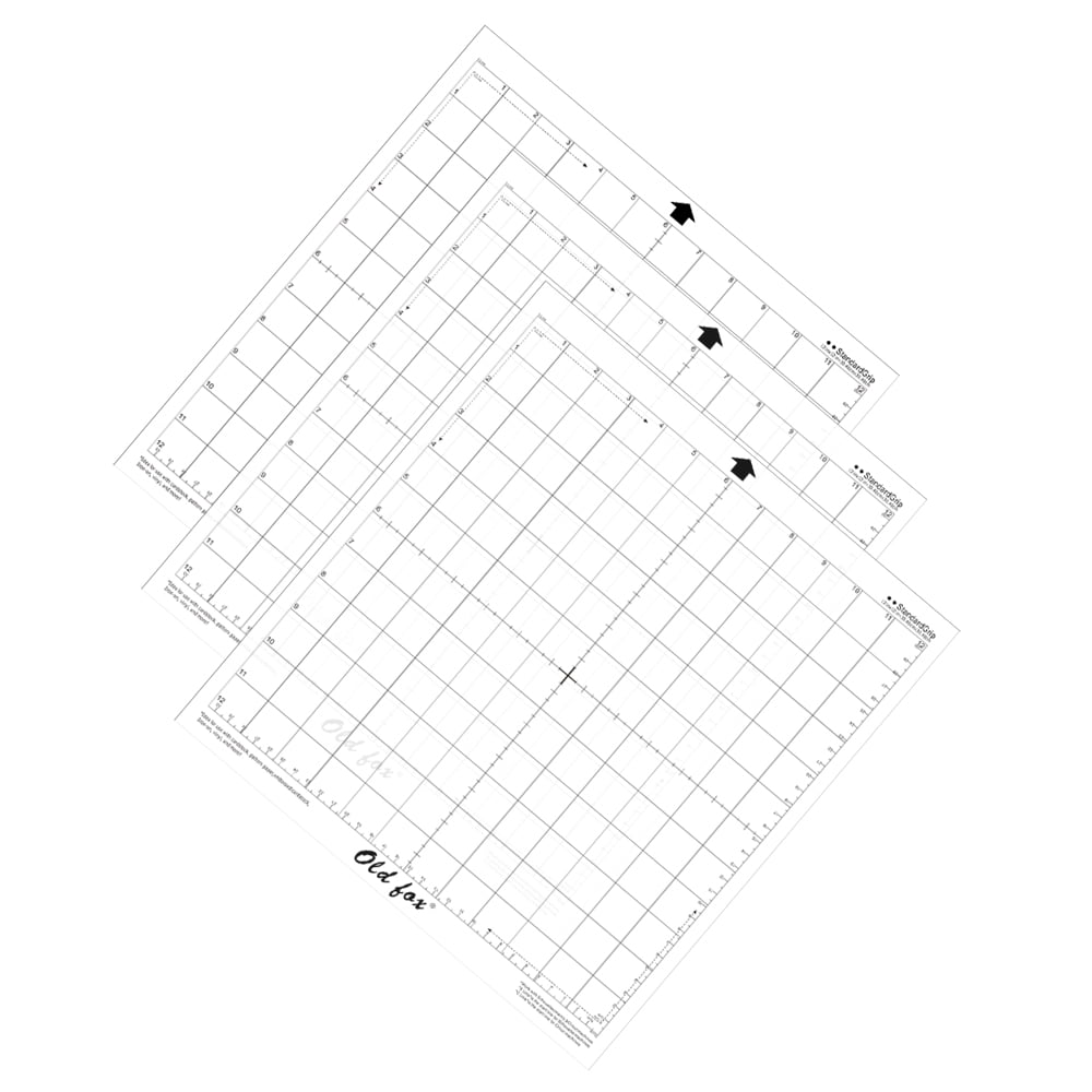 3Pcs Standardgrip Silhouette Cutting Mat 12 X 24 In Replacement Cameo White NEW