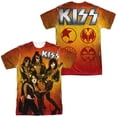 thumbnail image 3 of Kiss Hard Rock Metal Band Rock N' Roll Music Poses Adult 2-Sided Print T-Shirt, 3 of 3