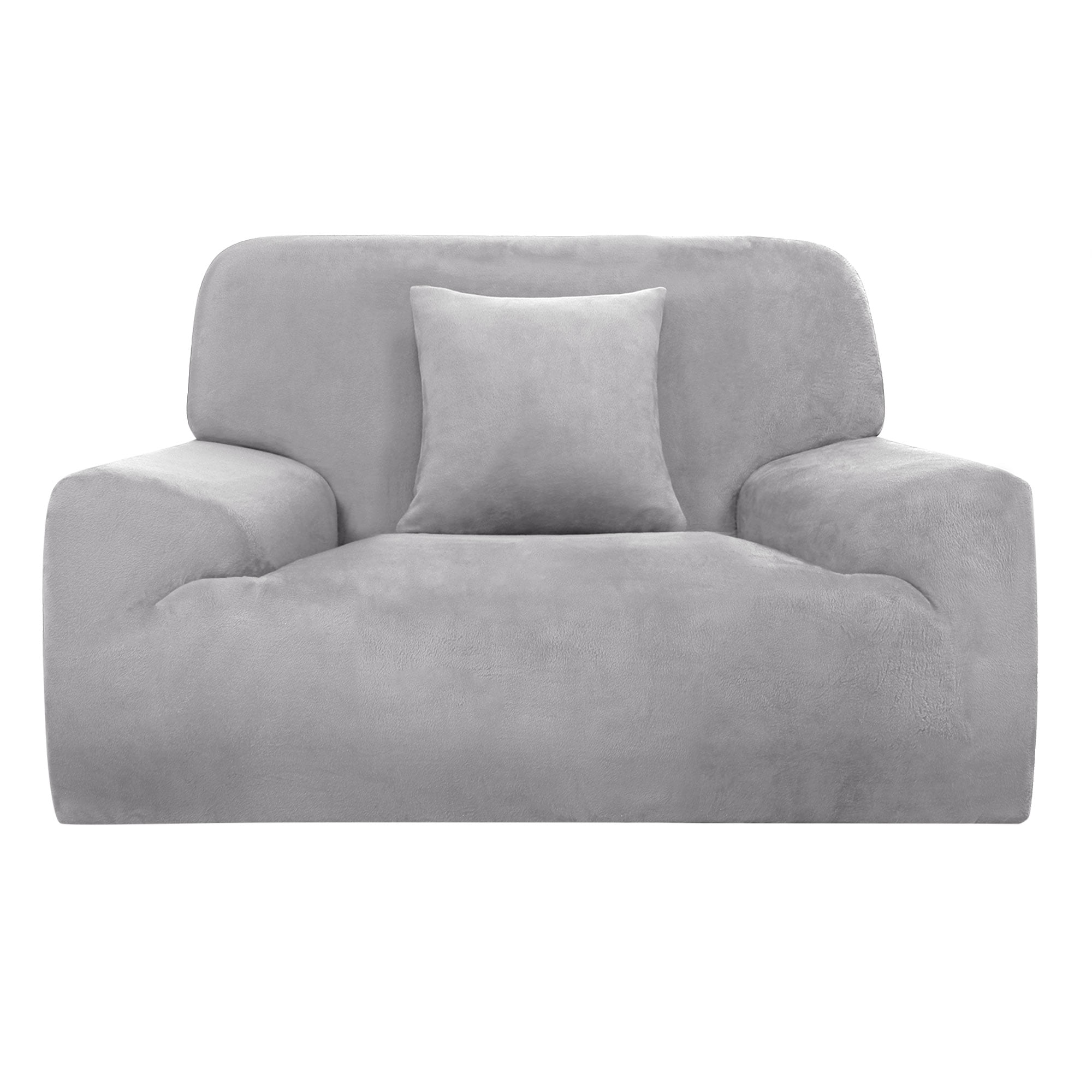 Details about   Plush Fabirc Sofa Cover Thick Slipcover Sofacovers Stretch Elastic Couch Covers 