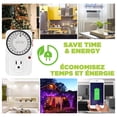 thumbnail image 2 of Elink - Plug-in Mechanical Timer, 48 On/Off Selections per Day, White, 2 of 2