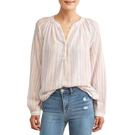 - Women's Gauze Popover Top