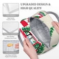 thumbnail image 5 of Lafuoo Merry Christmas 1 Pattern Large Portable Insulated Lunch Bag, Waterproof Zipper Insulated Lunch Bag for Men and Women-One Size, 5 of 7