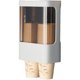 thumbnail image 1 of Water Cooler Cup Dispenser, Pull Type Wall Mounted Dispenser for Bathroom, Office, Home, Gym, Hospital - Compact Cup Storage Solution – White（Excluding cups）, 1 of 5
