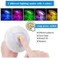 thumbnail image 4 of Floating Pool Led Tub Lights Underwater Lamp for Bath Disco Pond Swimming Pool Child Bath Toys, 7 Modes Assorted Color - Battery Operated, 4 of 8
