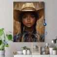 thumbnail image 4 of Qisvanset 12x16 Inch Cowboy Labrador Canvas Wall Art, Western Ranch Pet Portrait Farmhouse Decor, 4 of 8