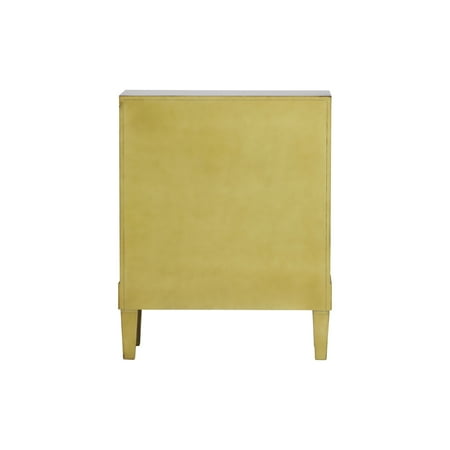 Callie Hand Painted Natural Wooden Accent Cabinet