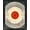 Silver Red Cream, Pattern 3, variant on ODIKA Record Vinyl Vintage Music Disc Abstract Equalizer Cd Shaped for Queen Size Bedroom, Under Bed, Master Suite, Foldable Easy Care