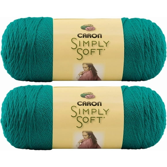 Bulk Buy: Caron Simply Soft Yarn Solids (2-Pack) (Cool Green)