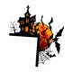 thumbnail image 5 of Adhesivo de pared de Halloween, vinilo decorativo de PVC removible e impermeable Estilo C, 5 of 9