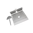 thumbnail image 1 of Yingyy Aluminium Router Table Insert Plate Plate Flip Adjustable Woodworking Benches Trimmer Tool Silver, 1 of 9