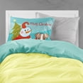thumbnail image 2 of Carolines Treasures BB1880PILLOWCASE Snowman with Jack Russell Terrier Fabric Standard Pillowcase Standard multicolor, 2 of 2