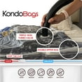 thumbnail image 3 of Kondo Bag Vacuum Storage Bags for Clothes I Clothes Storage Bags Vacuum Sealed I Ziplock Vacuum Storage Bags for Traveling I Packing Vaccum Bags for Travel I Vacuum Bag Storage by Kondo Bags, 3 of 6