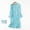 L-Blue, variant on 2025 Women's Cotton Nightgown Sleepwear Women Button Nightgown Long Sleeves Shirt Casual Sleep Night Gown Women Print