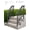 3-step - 2 pieces, variant on Adjustable Handrails for Outdoor Steps, Adjustable Stair Handrail Kit Fit 1 to 4 Steps Outdoor Stair Railing, Transitional Wrought Iron Handrails with Balusters for Porch/Deck/Wooden Steps