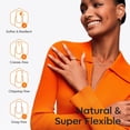 thumbnail image 6 of modelones Medium Square Nail Tips, Pre-shaped Soft Gel Tips Fake Nails False Acrylic Clear Full Cover Press on Extension Kit Gel Manicure DIY at Home 216PCS 12Sizes, 6 of 9