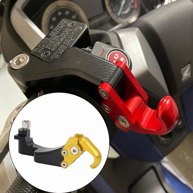 Bolsa de equipaje para bicicleta con para motocicleta compatible con Amarillo Cola Gancho para motocicleta