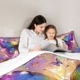 thumbnail image 5 of Homewish Kids Teens Flying Butterflies Bedding Comforter Set 2pcs,Abstract Gradient Twin Comforter Sets Microfiber,Dreamy Princess Breathable Bedding Set,Ultra Soft Home Decor, 5 of 8